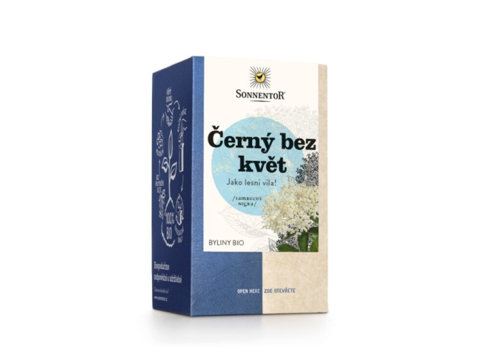 Sonnentor Čierny bazový kvet bio 27g