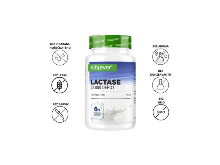 Vit4ever Lactase Depot 22.000, 365 Tablet