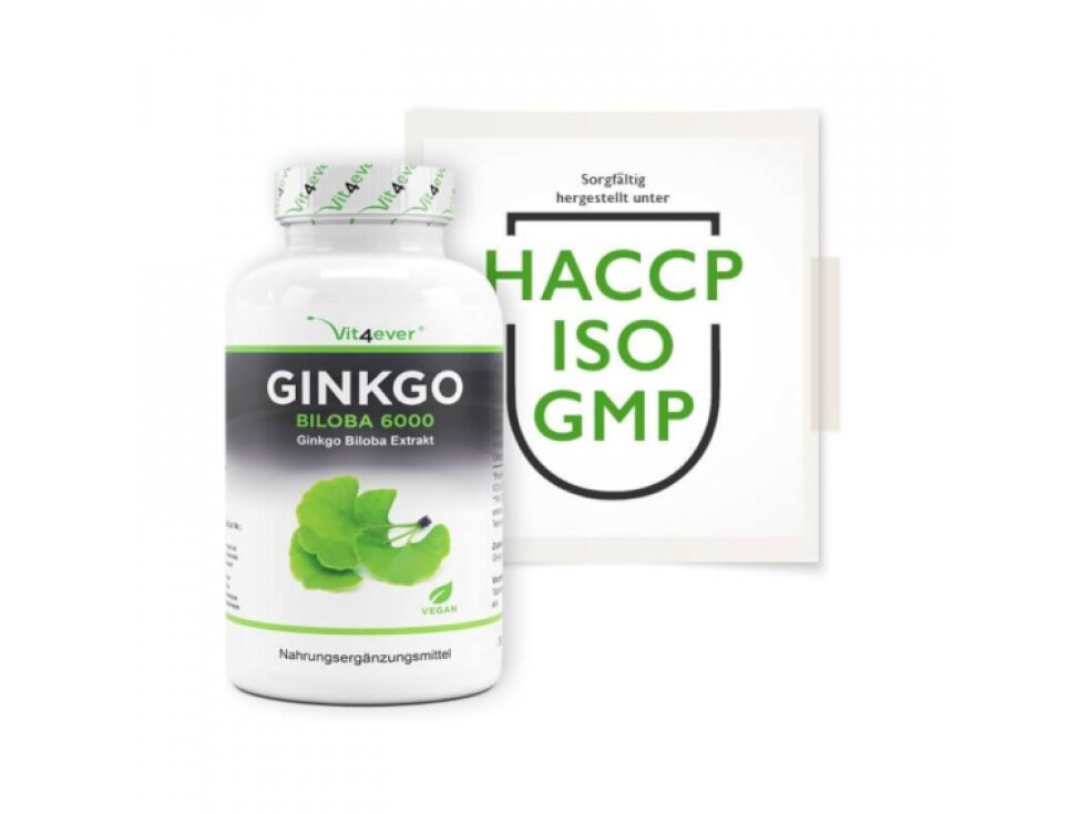 Vit4ever Ginkgo Biloba extrakt 50:1 - 365 tablet