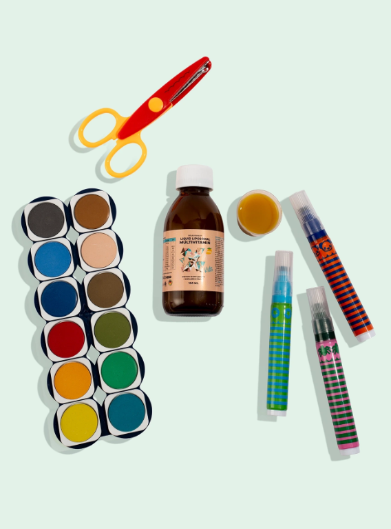 BrainMax KIDS Liquid Liposomal Multivitamin, Mango, 150 ml