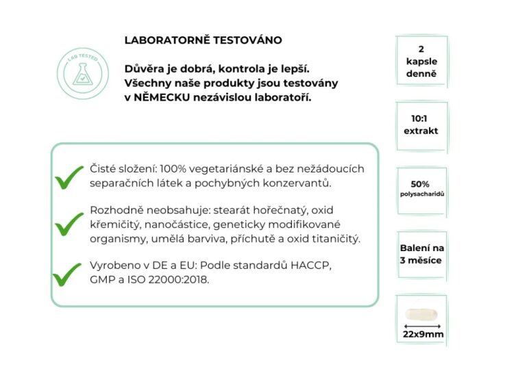 Vit4ever Astragalus extrakt, 50% polysacharidů, 180 kapslí
