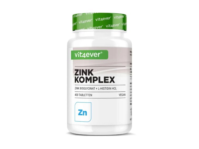 Vit4ever Zinek Advanced - Zinek bisglycinát + L-histidin, 400 tablet
