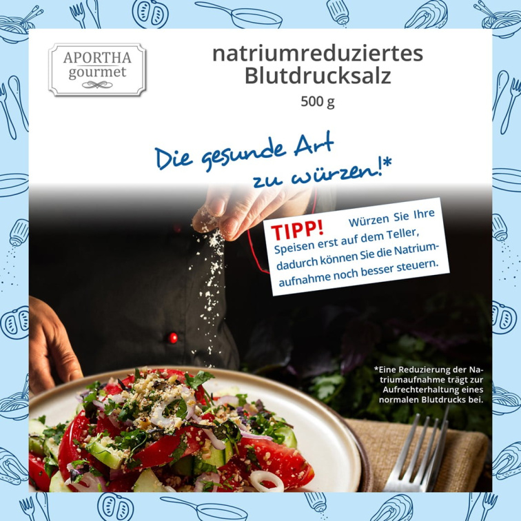 APOrtha® Gourmet salt - Sůl se sníženým obsahem sodíku - 500g