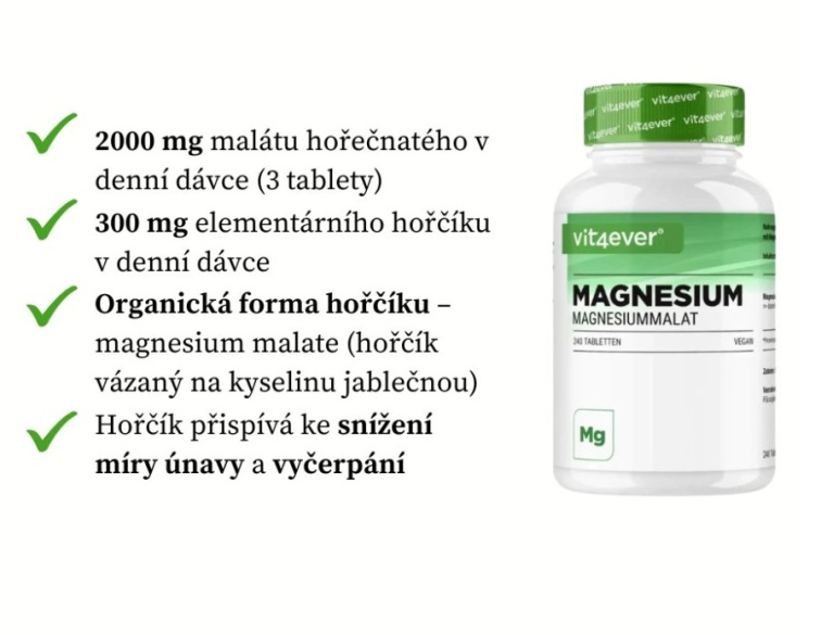 Vit4ever Magnesium Malat, 240 tablet