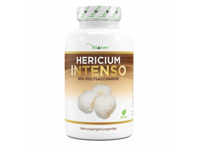 Vit4ever Hericium Intenso, Lions Mane 1300 mg, 180 kapslí