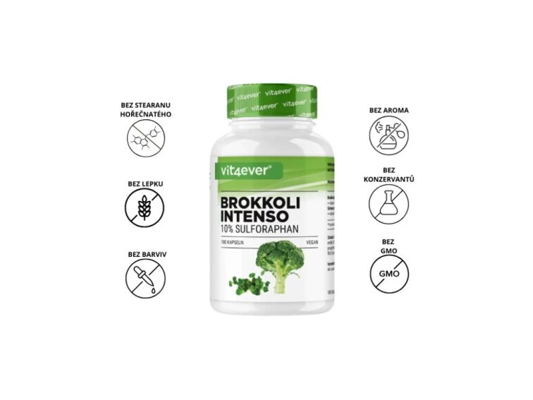 Vit4ever Brokkoli Intenso - Extrakt z brokolice - 180 kapslí