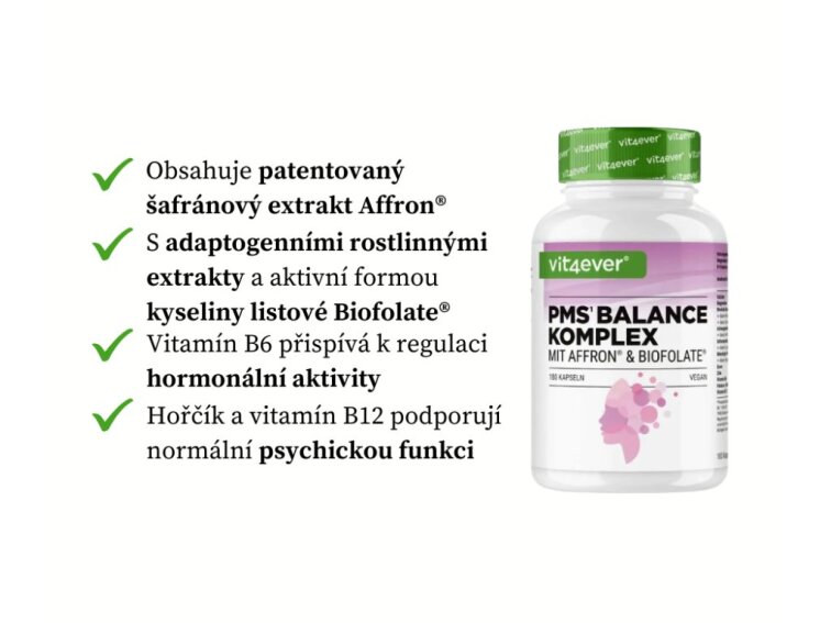 Vit4ever PMS Balance Komplex, 180 kapslí