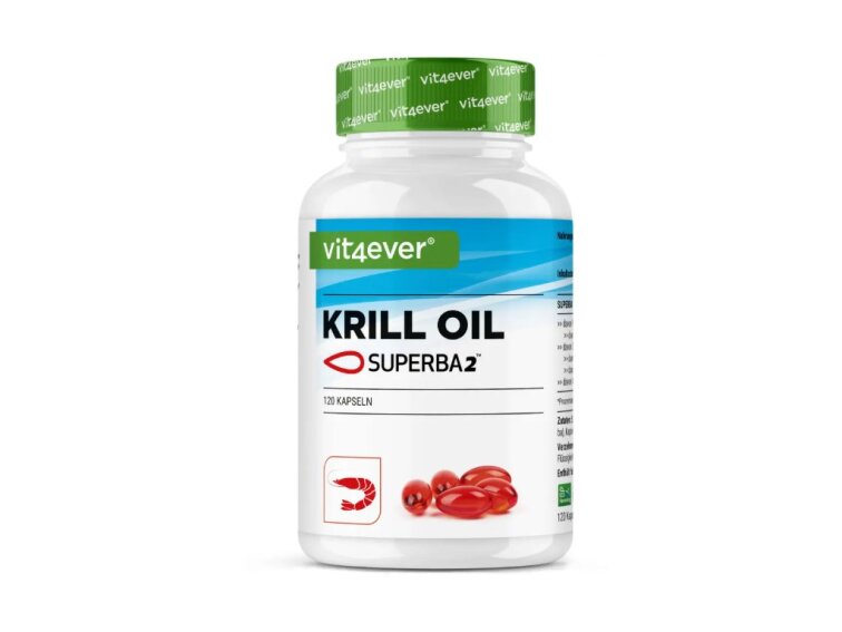 Vit4ever Krill Oil Superba2, 120 gelových kapslí
