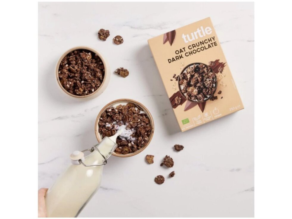 Turtle Křupavé pečené müsli s hořkou čokoládou - bez lepku 250g
