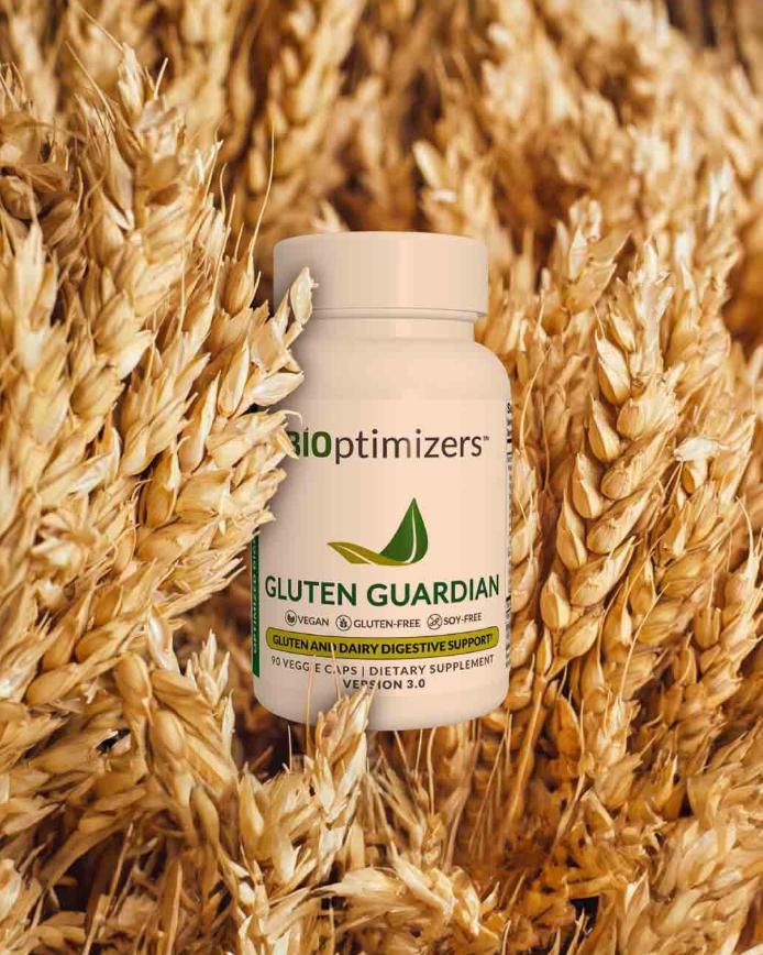 BiOptimizers Gluten Guardian - tráviace enzýmy na podporu trávenia lepku a kazeínu (90 kapsúl)