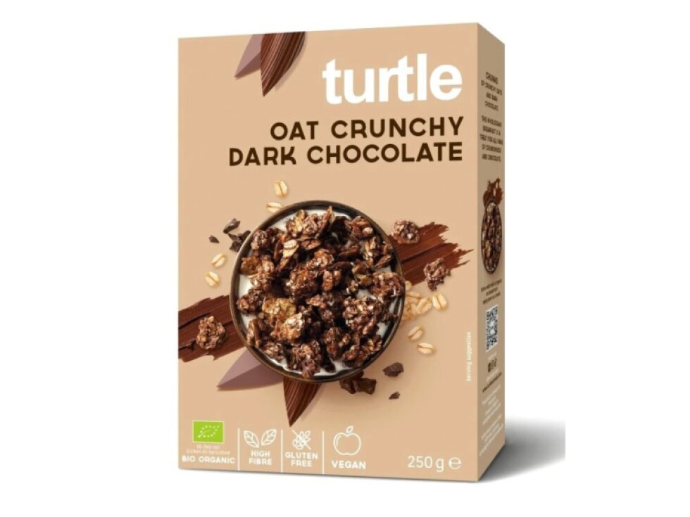 Turtle Křupavé pečené müsli s hořkou čokoládou - bez lepku 250g