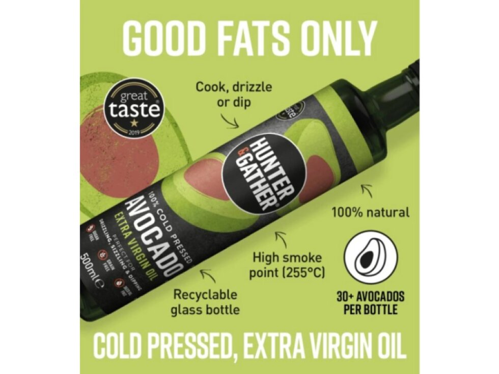 Extra Panenský Avokádový olej Hunter & Gather