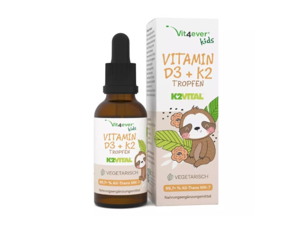 Vit4ever Vitamin D3 + K2 pro DĚTI - kapky 10ml