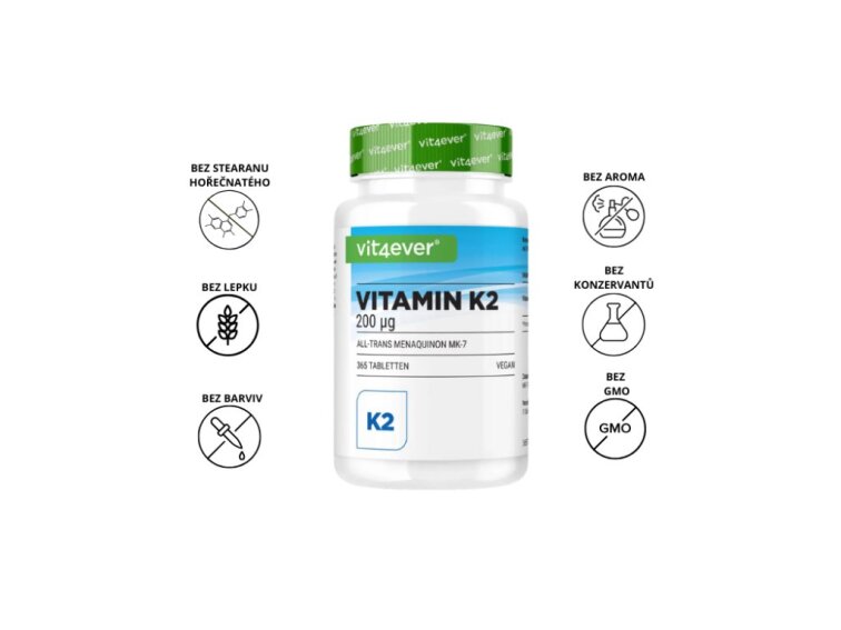 Vit4ever Vitamin K2 MK-7 200 µg, 365 tablet