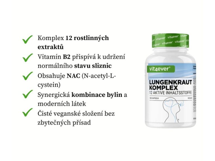 Vit4ever Plícní komplex, 180 kapslí
