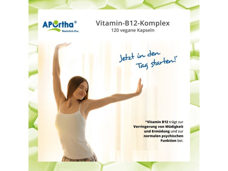 Aportha vitamin B12 komplex, 120 kapslí