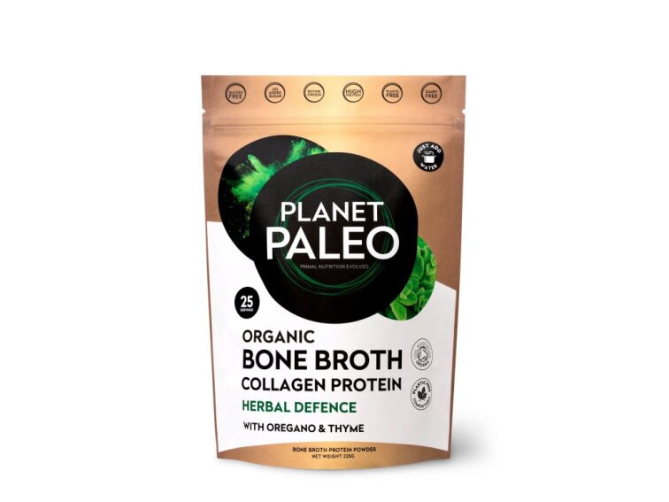 PLANET PALEO Herbal Defence - BIO Sušený hovězí vývar z kostí