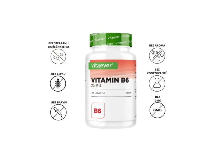 Vit4ever Vitamin B6 P5P, 365 tablet