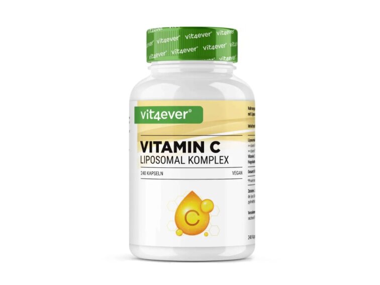 Vit4ever Vitamin C Liposomal komplex, Lipozomální vitamin C, 500 mg, 240 kapslí