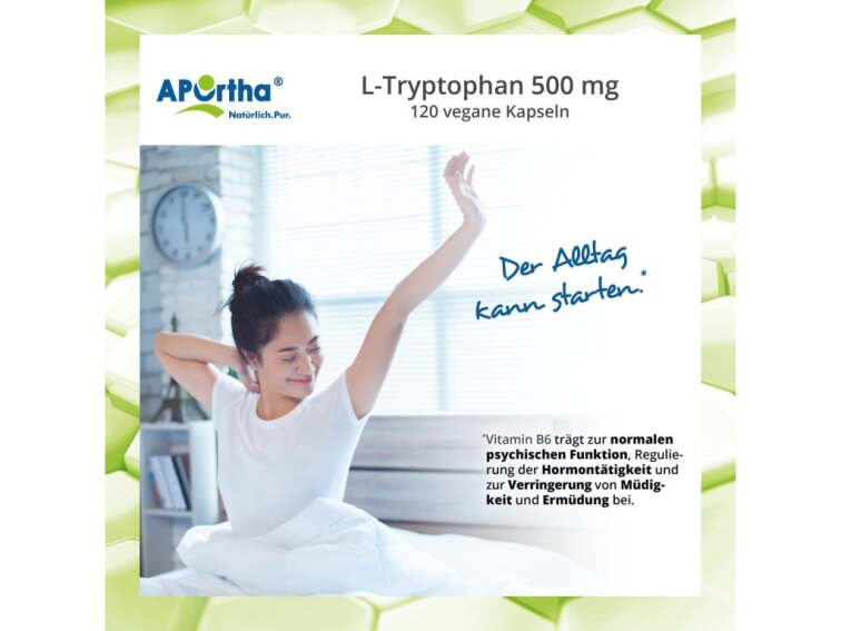 Aportha L-Tryptophan 500 mg, 120 kapslí
