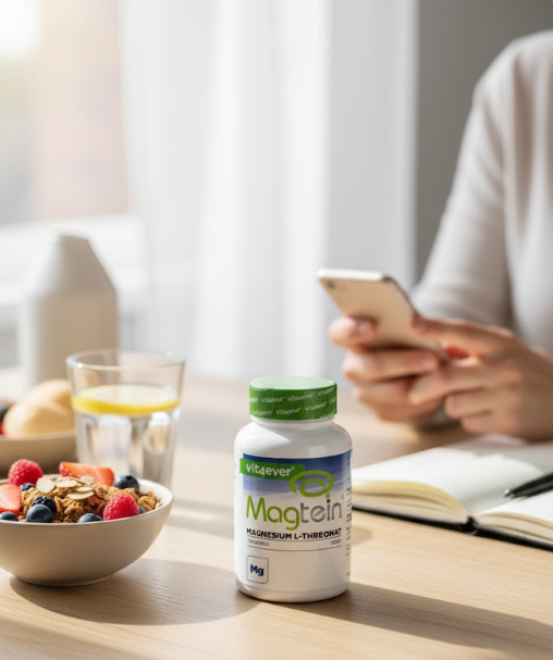 Vit4ever Magnesium L-Threonat, Magtein, Hořčík 120 kapslí