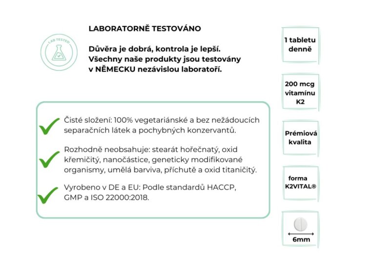 Vit4ever Vitamin K2 MK-7 200 µg, 365 tablet