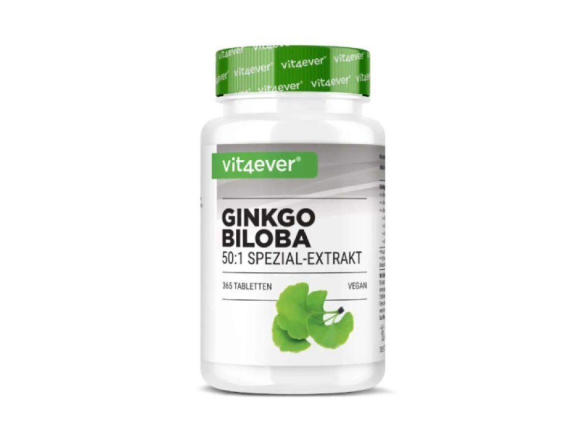 Vit4ever Ginkgo Biloba extrakt 50:1 - 365 tablet