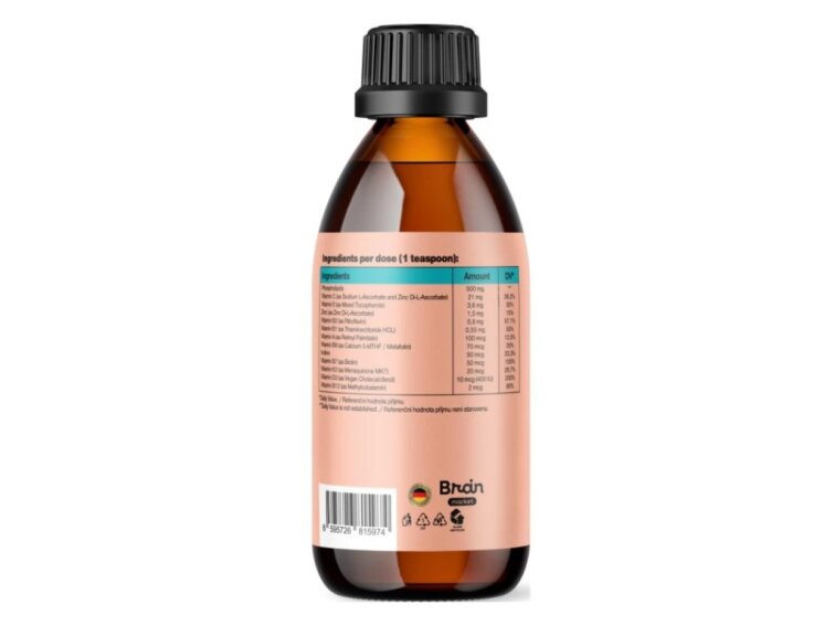 BrainMax KIDS Liquid Liposomal Multivitamin, Mango, 150 ml