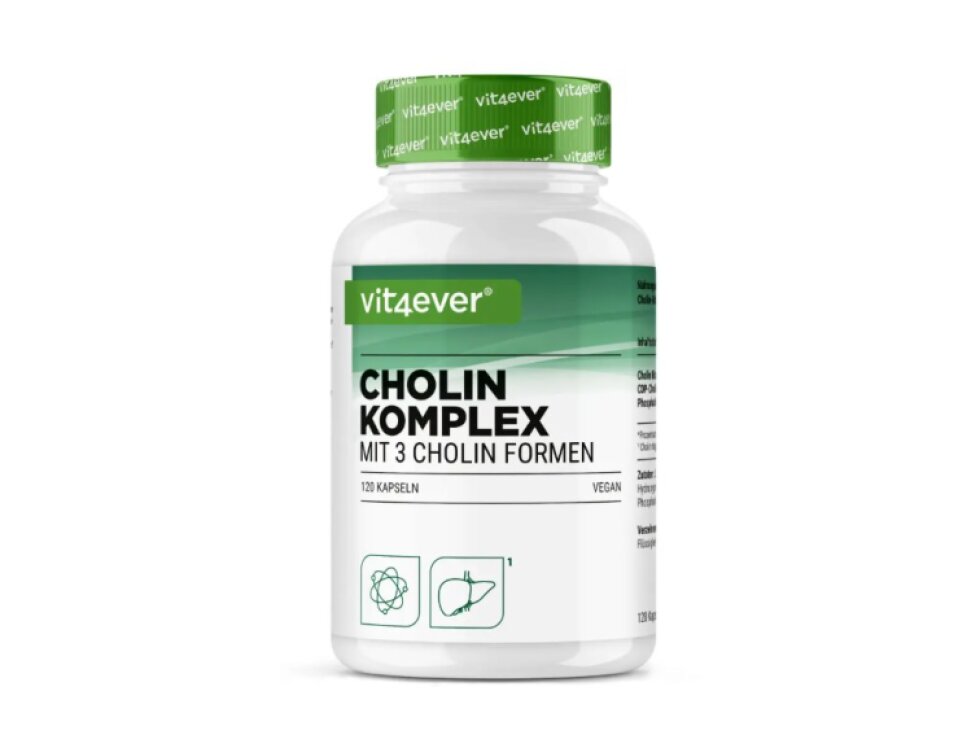 Vit4ever Choline Complex, 750 mg, 120 kapsúl