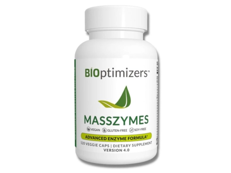 BiOptimizers MassZymes - prírodné tráviace enzýmy pre zdravé trávenie (120 kapsúl)