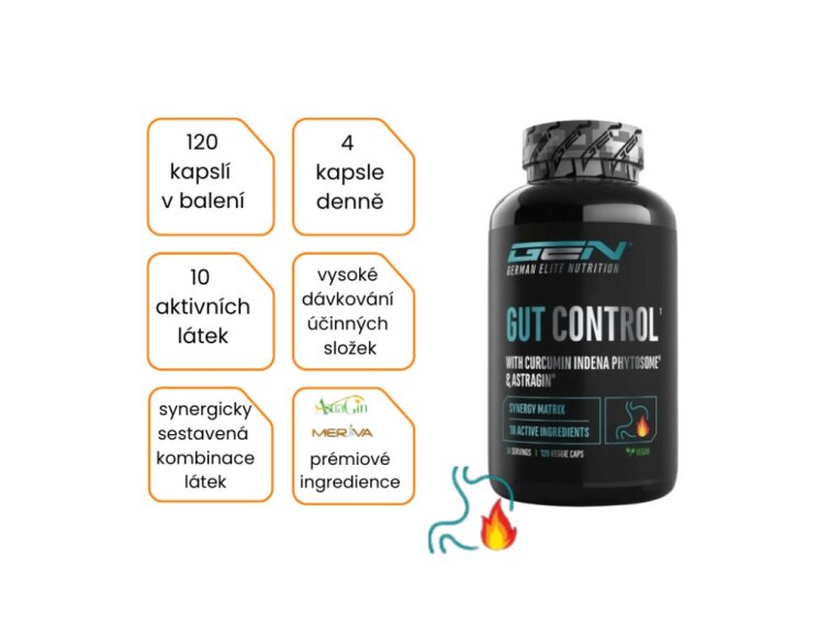 GEN Gut Control, 120 kapslí