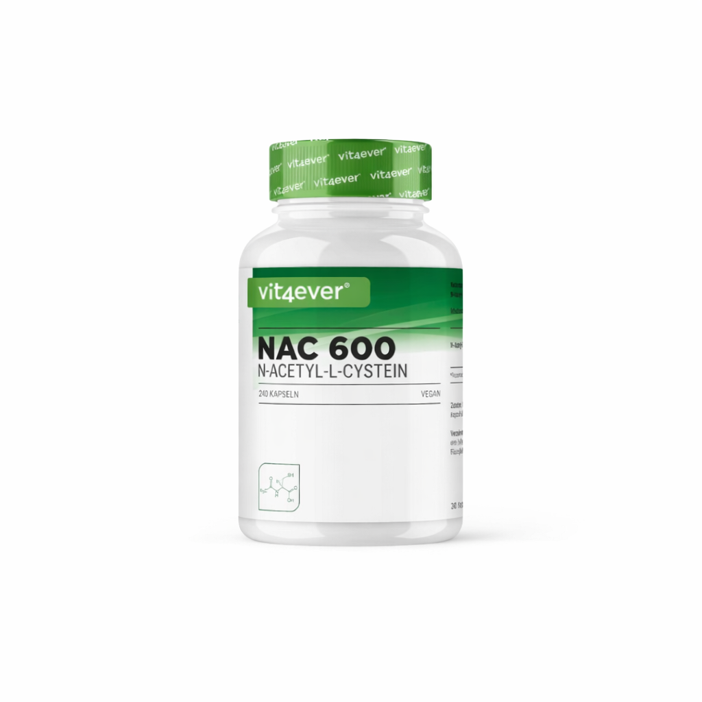Vit4ever NAC 600 - N-Acetyl L-Cystein, 240 kapslí
