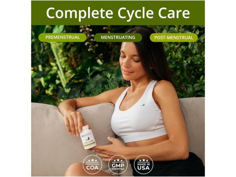 BiOptimizers Cycle Care - prírodná podpora menštruačného cyklu a hormonálnej rovnováhy (90 kapsúl)