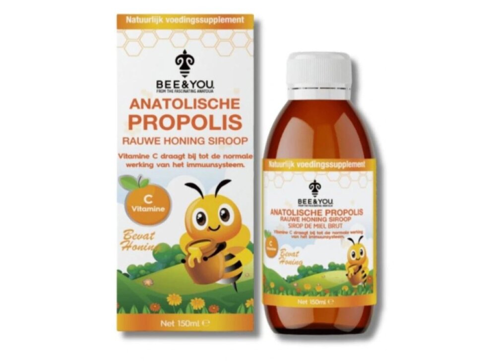 Bee&You dětský sirup s propolisem a raw medem - 150 ml