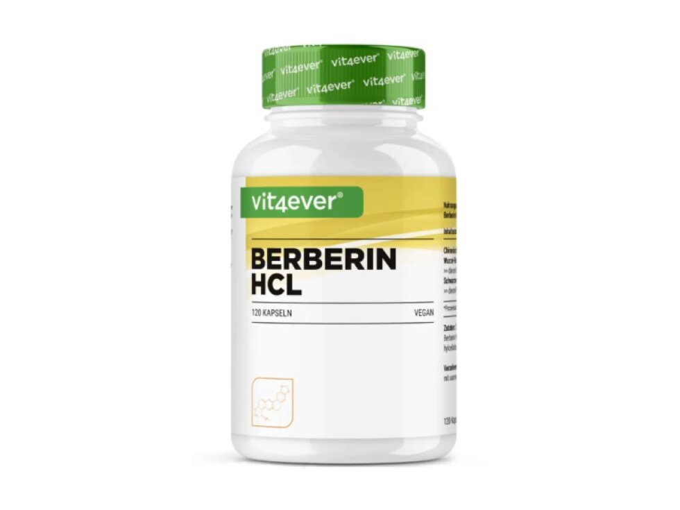 Vit4ever Berberin HCL Intenso, 120 kapslí
