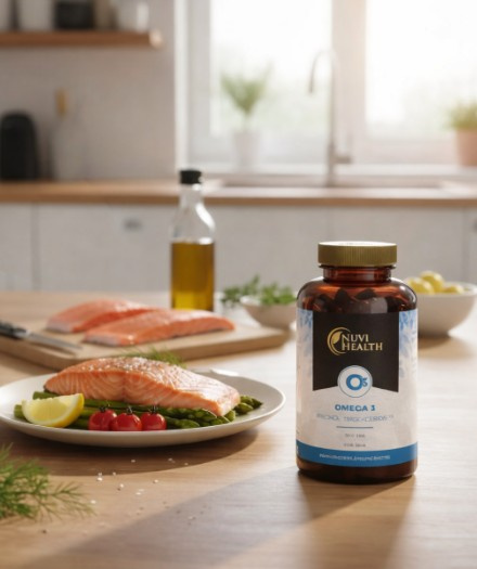 Nuvi Health Omega 3 Triglyceride, 240 kapslí