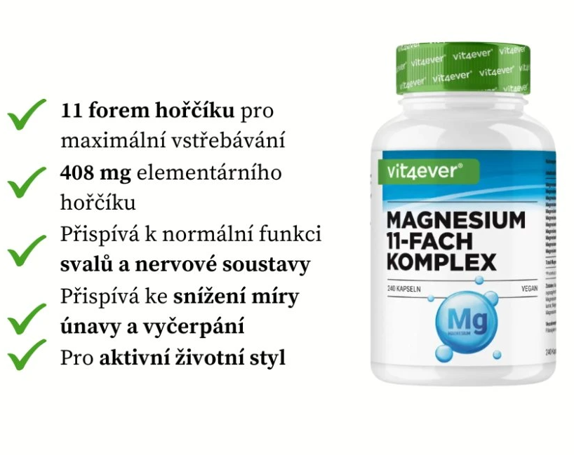 Vit4ever Magnesium komplex, 240 kapslí