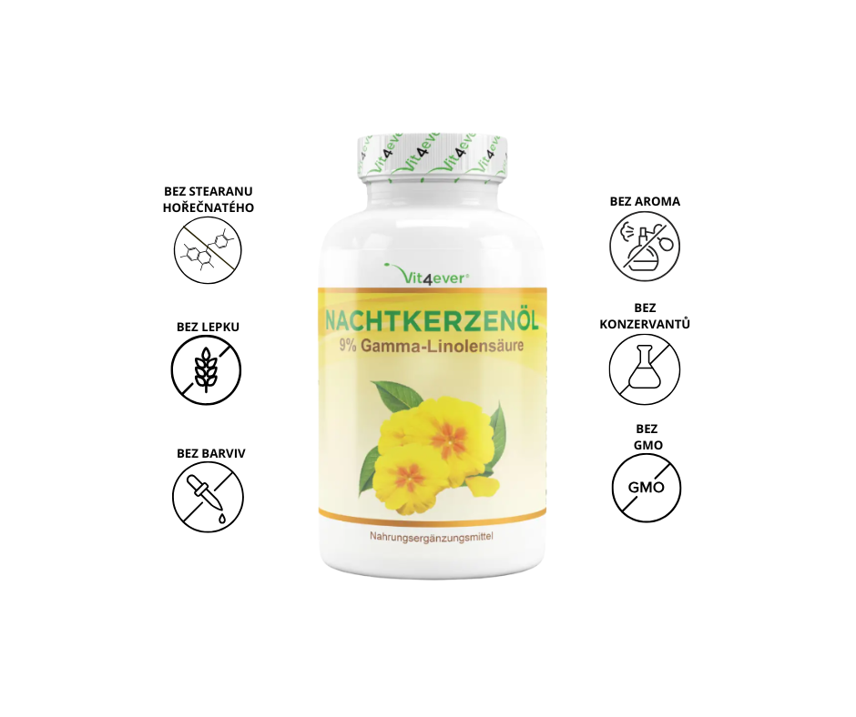 Vit4ever Pupalkový olej, 1000 mg