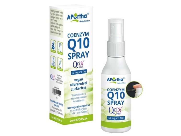 Aportha Koenzym Q10 Vital® Koenzym Q10 ústní sprej 27 ml