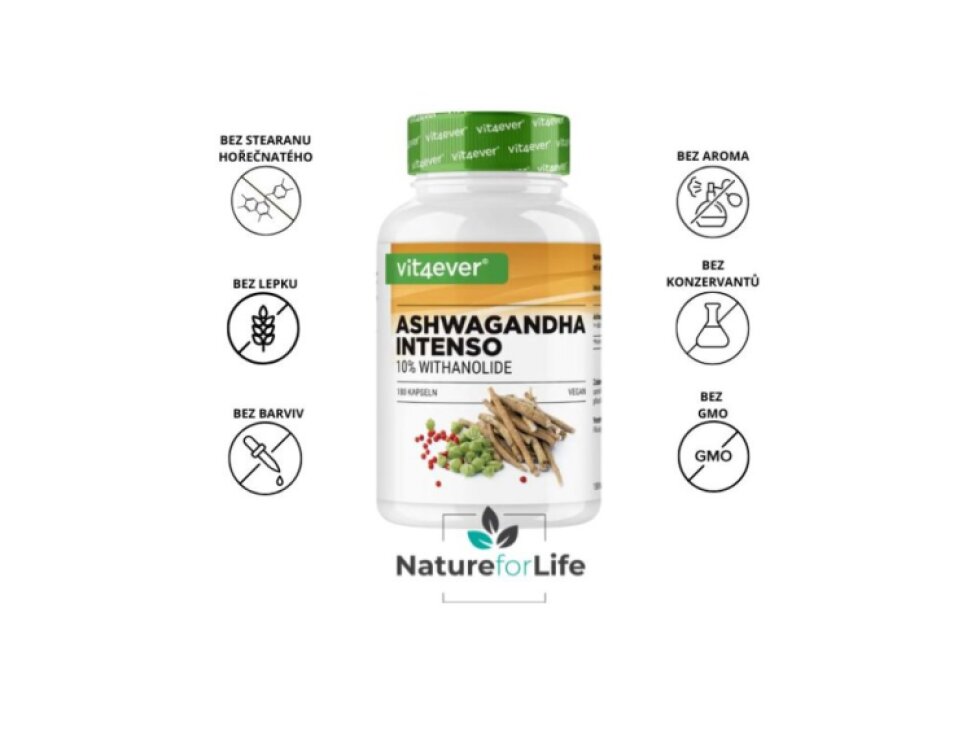 Vit4ever Ashwagandha Intenso 750mg - 180 kapslí
