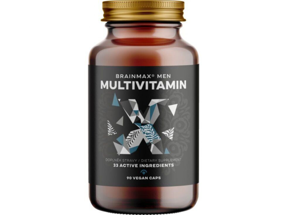 BrainMax Men Multivitamin - multivitamín pro muže, 90 rostlinných kapslí