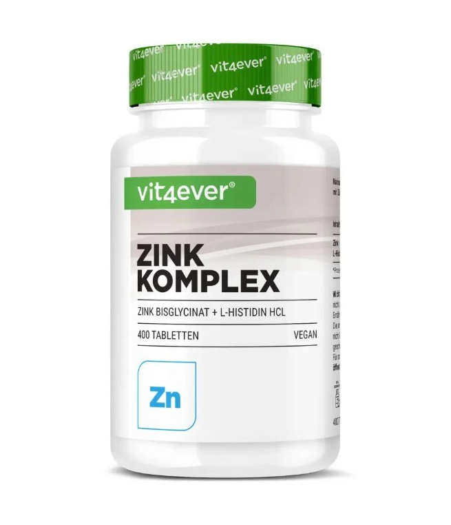 Vit4ever Zinek Advanced - Zinek bisglycinát + L-histidin, 400 tablet