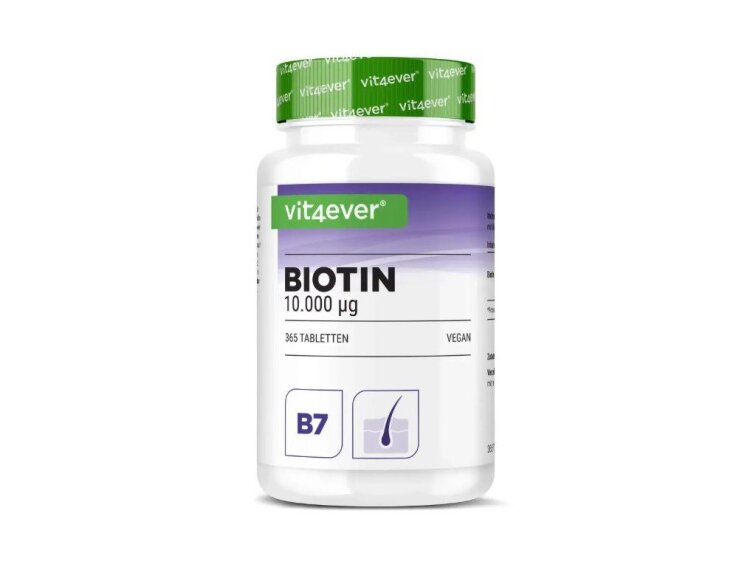 Vit4ever Biotin - 10 000 mcg, 365 tablet