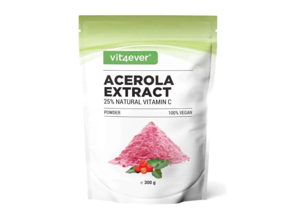 Vit4ever Acerola extrakt, prírodný vitamín C, 300g