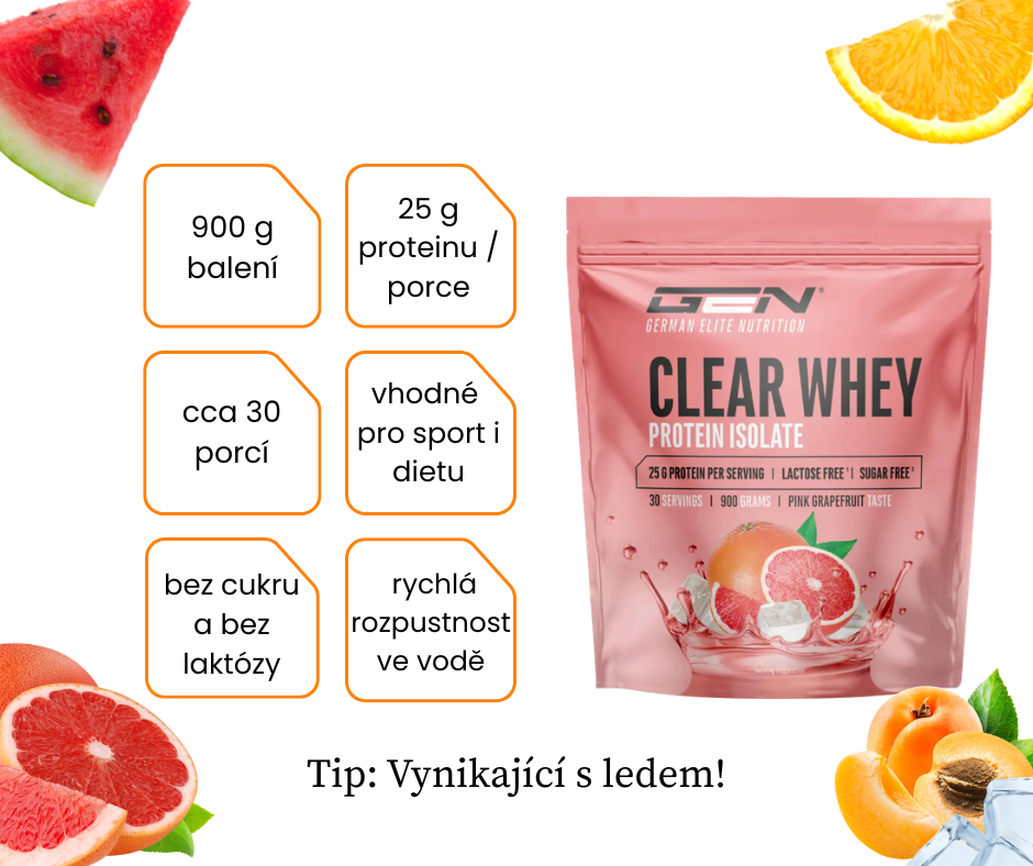 GEN Clear Whey Protein Isolate 900 g