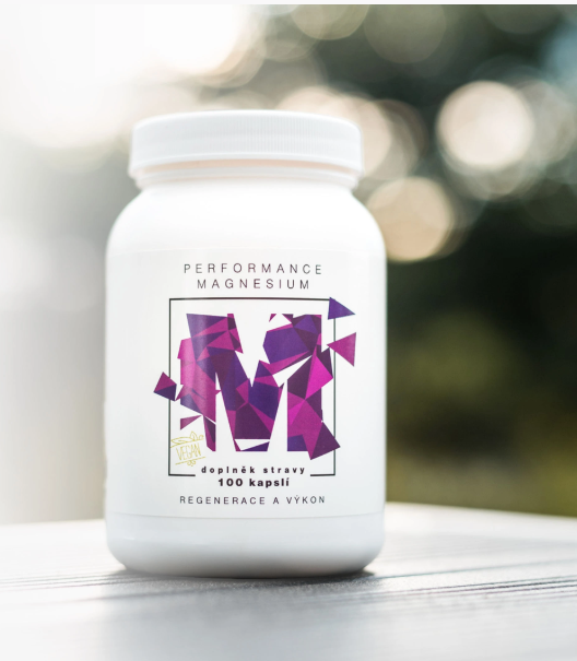 BrainMax Performance Magnesium - Hořčík Bisglycinát + Vitamín B6 1000 mg, 100 vegan kapslí