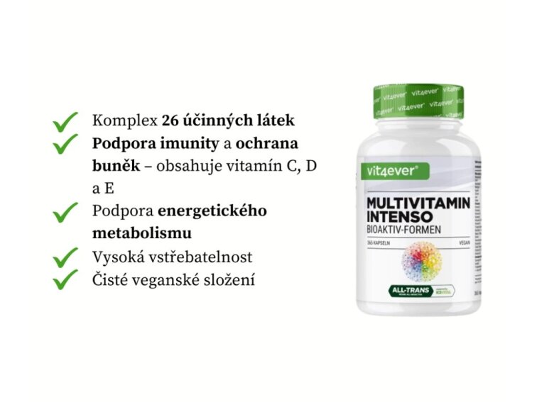 Vit4ever Premium Multivitamin Intenso - 365 kapslí
