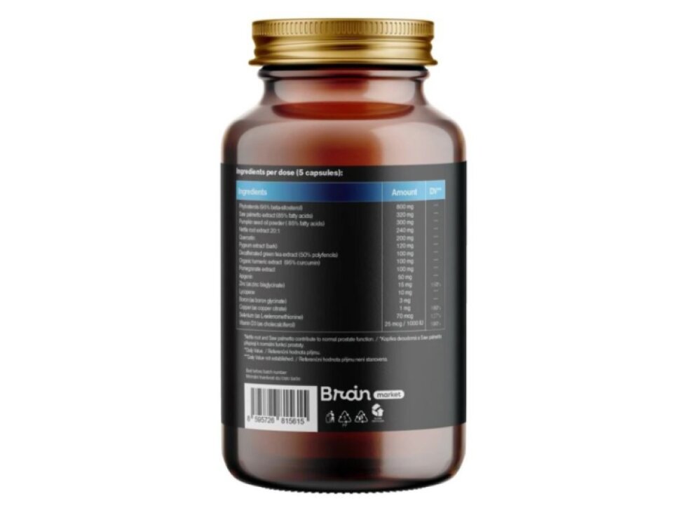 BrainMax Prostate Support, 150 rostlinných kapslí