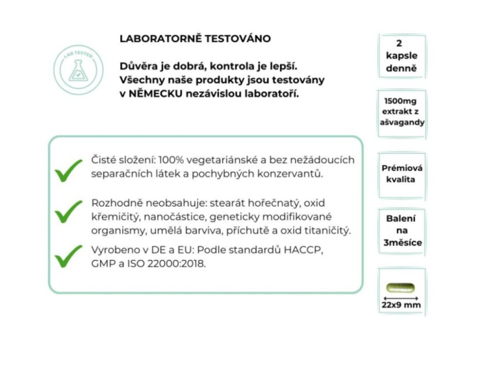 Vit4ever Ashwagandha Intenso 750mg - 180 kapslí
