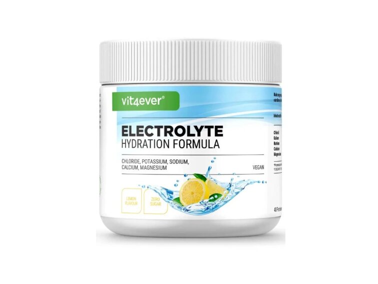 Vit4ever Electrolyte Komplex, Elektrolyt komplex s příchutí citrónu, 200 g